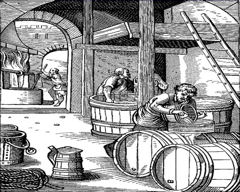 brewing beer in the middle ages