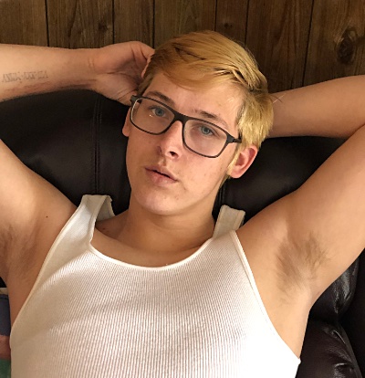 Evan in a Sexy Sleeveless Shirt