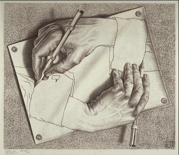 M. C. Escher Hands