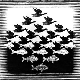 M.C. Escher Sky and Water